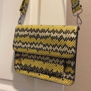 Snakeskin crossbody purse